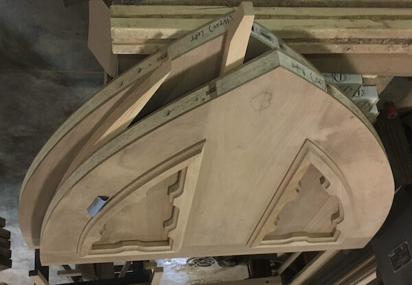 Gothic arch for above a church door